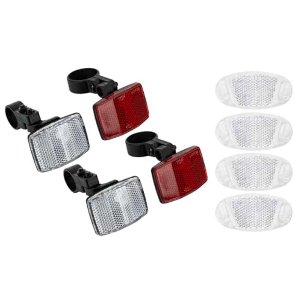 Spoke Reflector Set - 8-teiliges Fahrrad-Reflektor-Set für Nachtfahrten Sicherheitsreflektoren für
