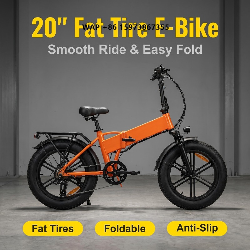 Cycling Commuting - Tragbares, faltbares 20-Zoll-Elektro-Mountainbike, 500W, 48V, 13Ah,