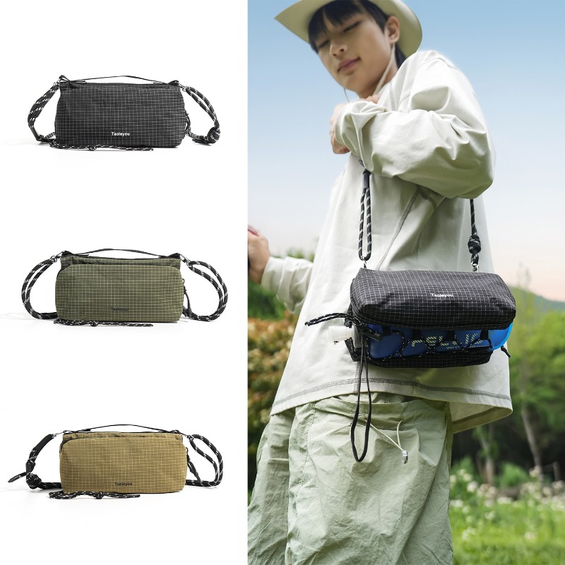 Waterproof Cycling Commute - Wasserdichte Nylon-Umhängetasche mit Mehrfach-Taschen Schultertasche für