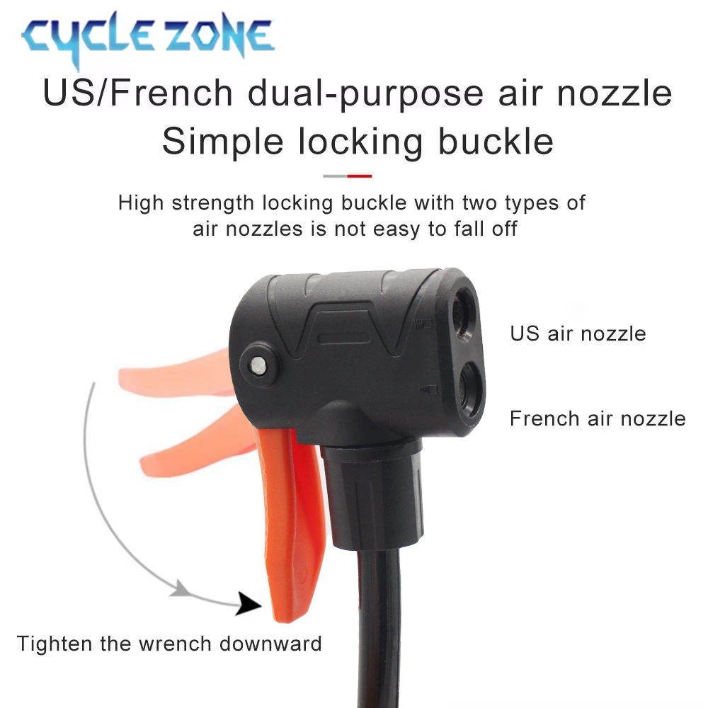 Fahrrad-Fußpumpe mit Manometer – Cycling Zones Bewertung und Preis