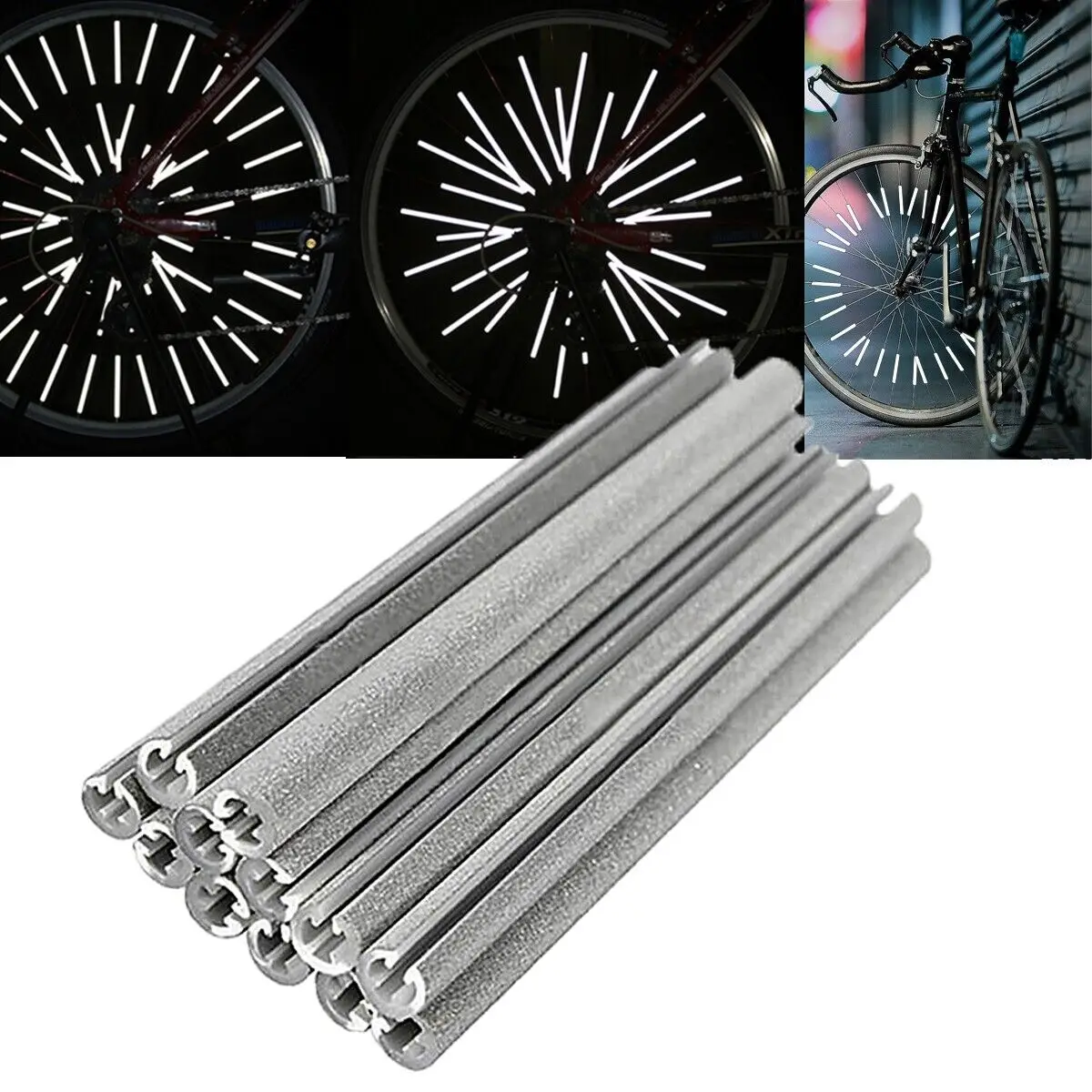 12 Stück/Set Fahrrad Speichen  – Spoke Reflector Set Bewertung und Preis
