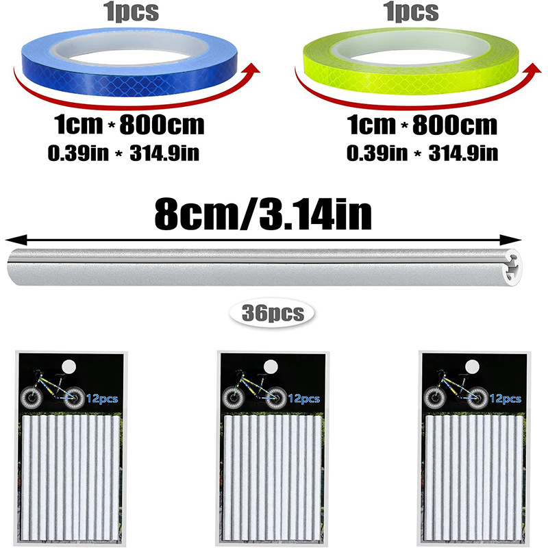 Green Outline Bike Speichenref – Spoke Reflector Set Bewertung und Preis