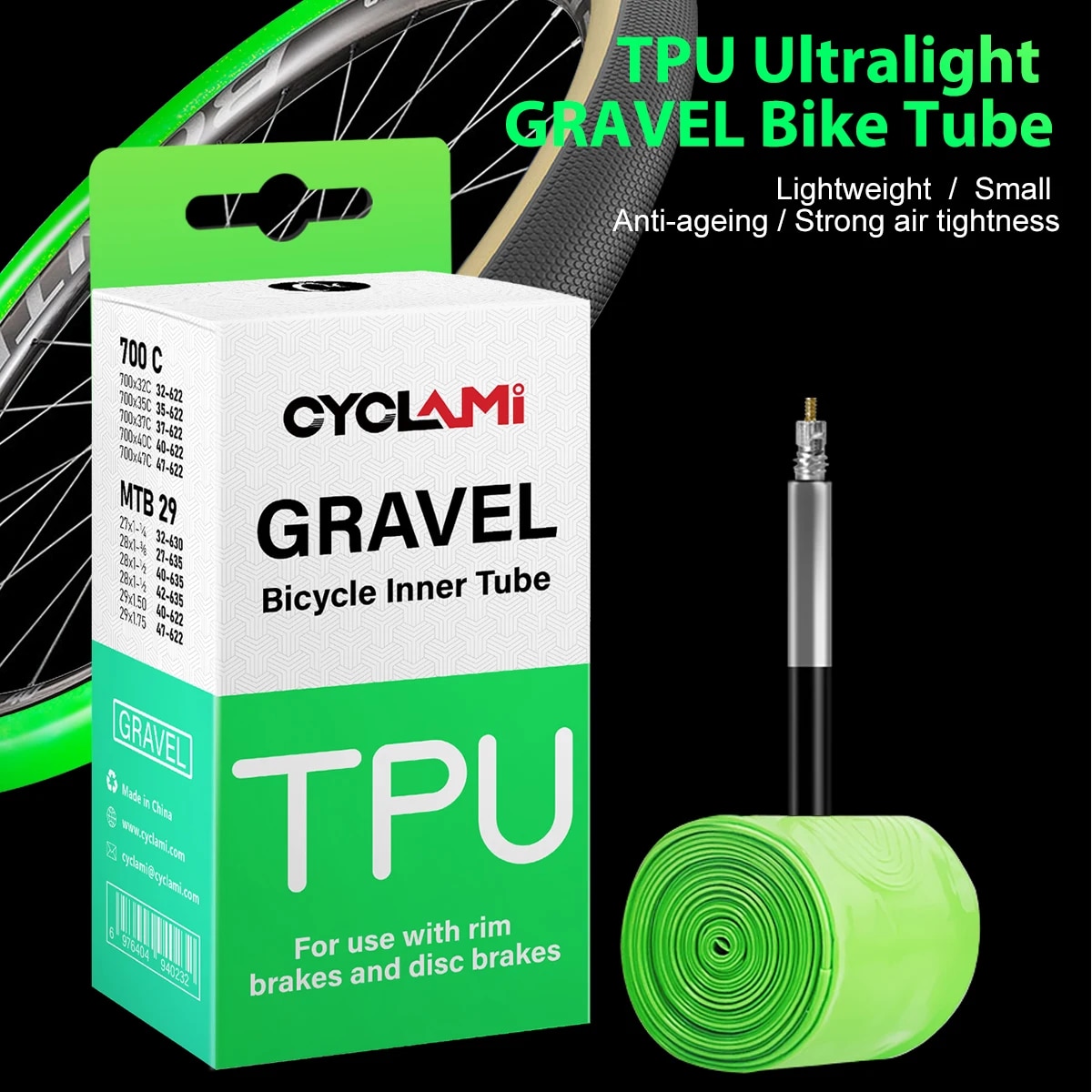 CYCLAMI Ultraleicht Rennrad MT – Inner Tube 700C Bewertung und Preis