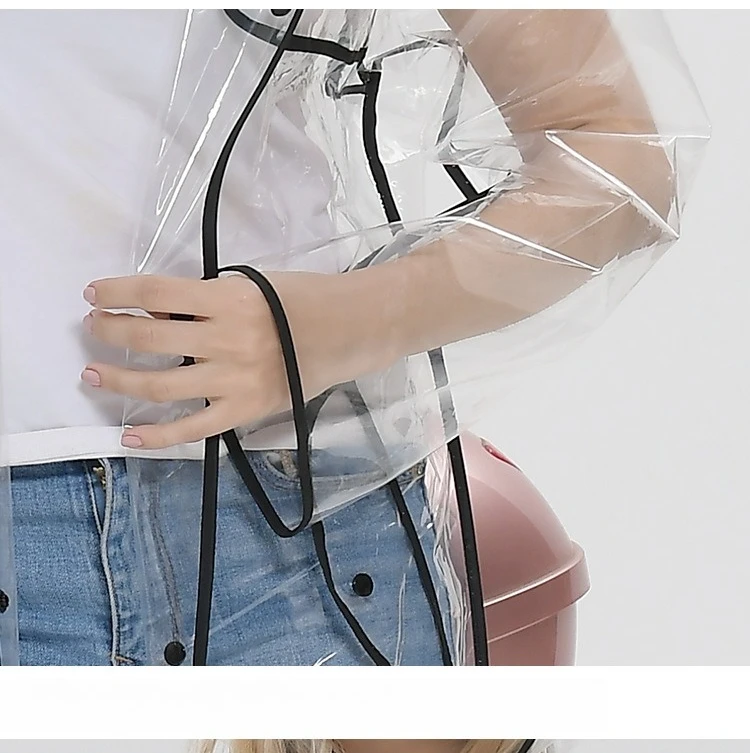 Transparenter EVA-Regenmantel  – Waterproof Cycling Commute Bewertung und Preis