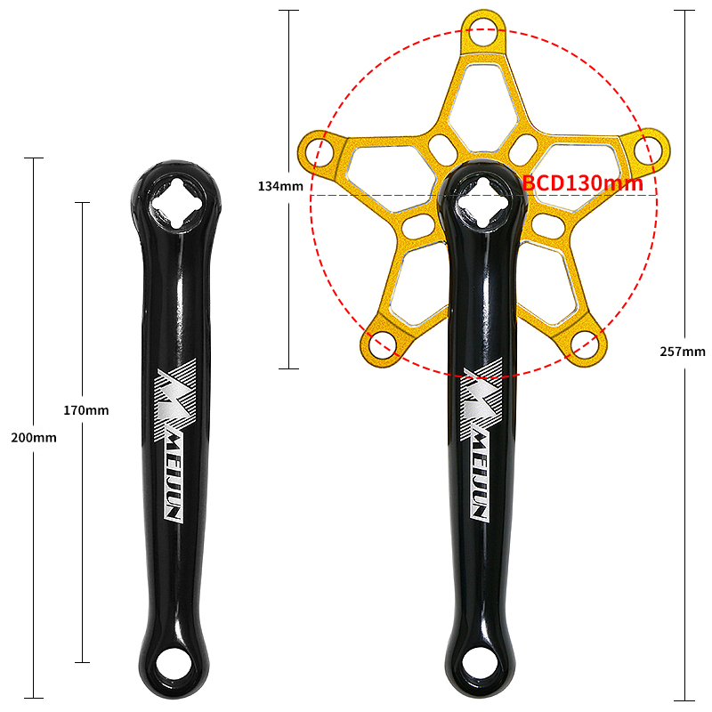 MEIJUN 412 Klappfahrrad-Kurbel – Cycling Zones Bewertung und Preis